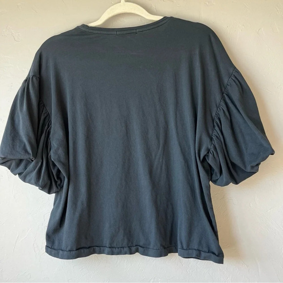 Ragdoll Los puff bubble sleeve cotton minimalist classic top shirt boho cottage - Picture 9 of 9